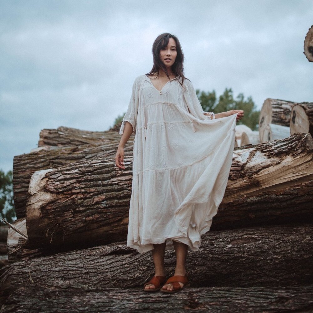 Free People Celestial Skies Midi Dress